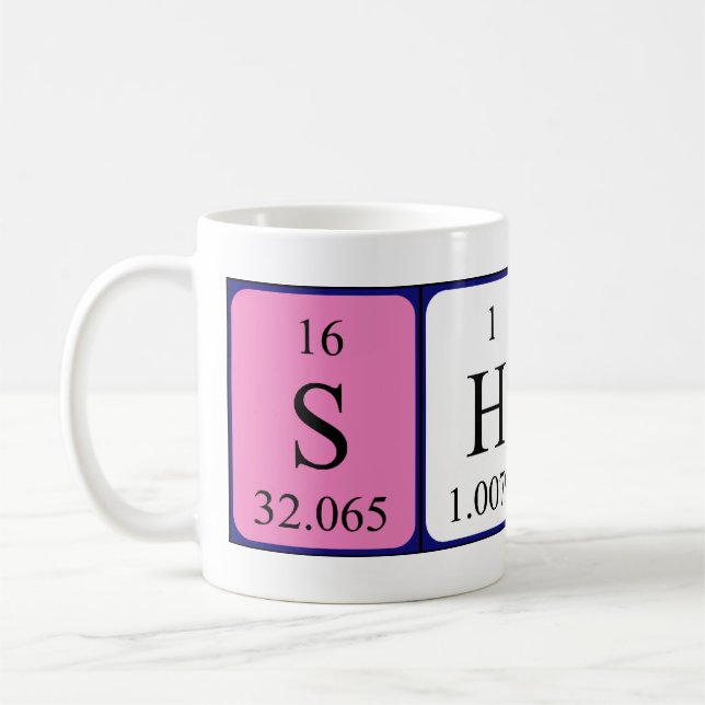 Shamar Periodenname Tasse (Links)