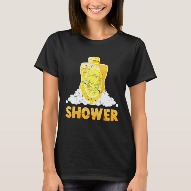 Shampoo - Dusche - Blasen - Kostüm - 1 von 2 Beste T-Shirt (Vorderseite)