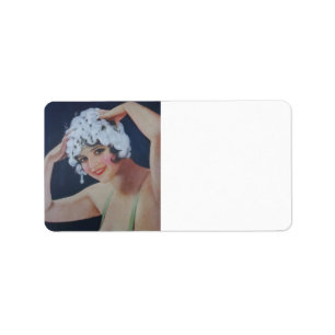 Shampoo-Tag Adressaufkleber
