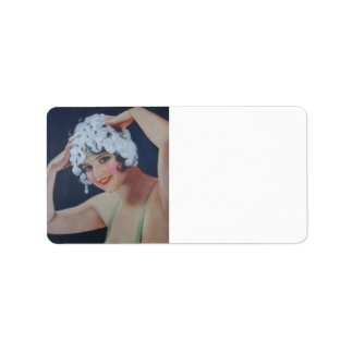 Shampoo-Tag Adressaufkleber