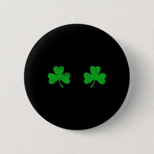 Shamrock Brust Irish S Breasties St Patricks Day Button