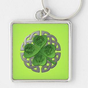 Shamrock – Celtic Knot – 4 Evangelists Schlüsselanhänger
