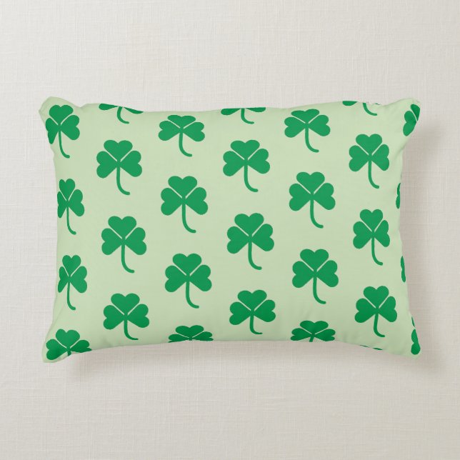 Shamrock Dekokissen (Vorderseite)