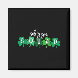Shamrock Gynäkologie-Team St. Patricks Day Geburts Magnet