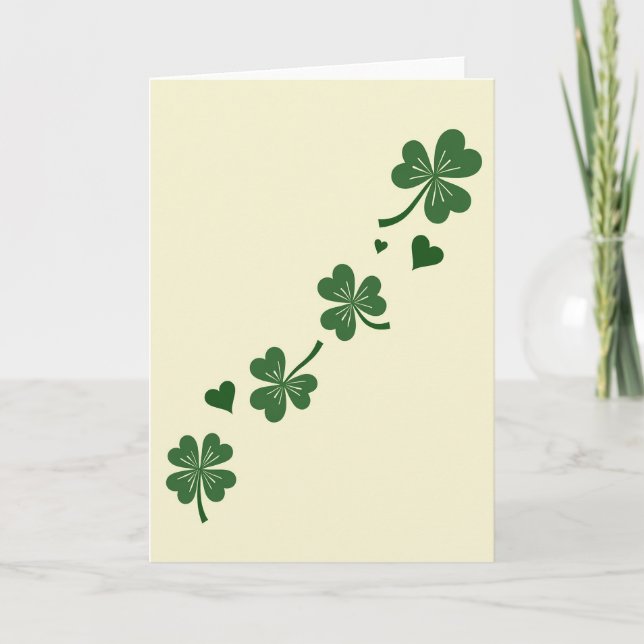 Shamrock Hearts Ascend Karte (Vorderseite)
