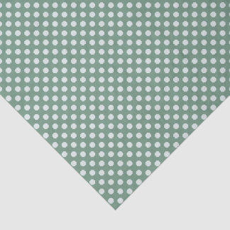 Shamrock Micro Dot (Hellgrün auf Grün) Seidenpapier