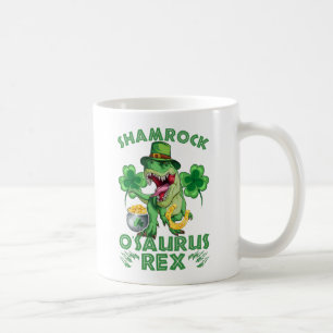 Shamrock O'saurus Rex St. Patrick’s Day Kaffeetasse