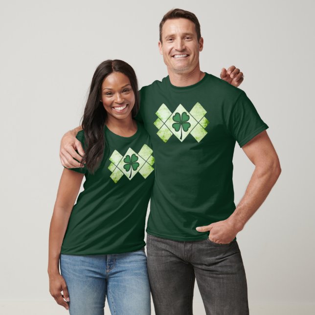 Shamrock Pattern St Patrick’s Day Shirt – camiseta (Unisex)
