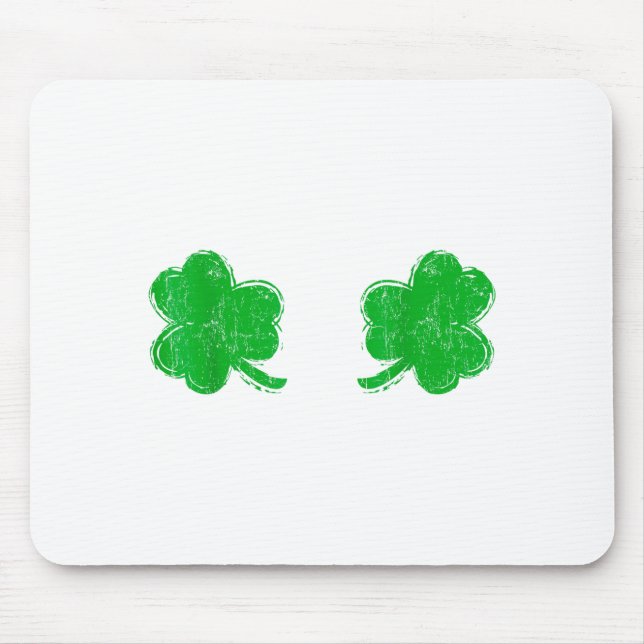 Shamrock S Irish Ies St Patricks Day Shirt  Mousepad (Vorne)