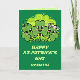 Shamrock Smiles St. Patrick’s Day Card Karte