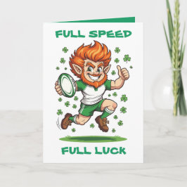 Shamrock Sprint Match Day Magic St Patricks Weeken Karte