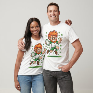 Shamrock Sprint Match Day Magie St Patricks Wochen T-Shirt