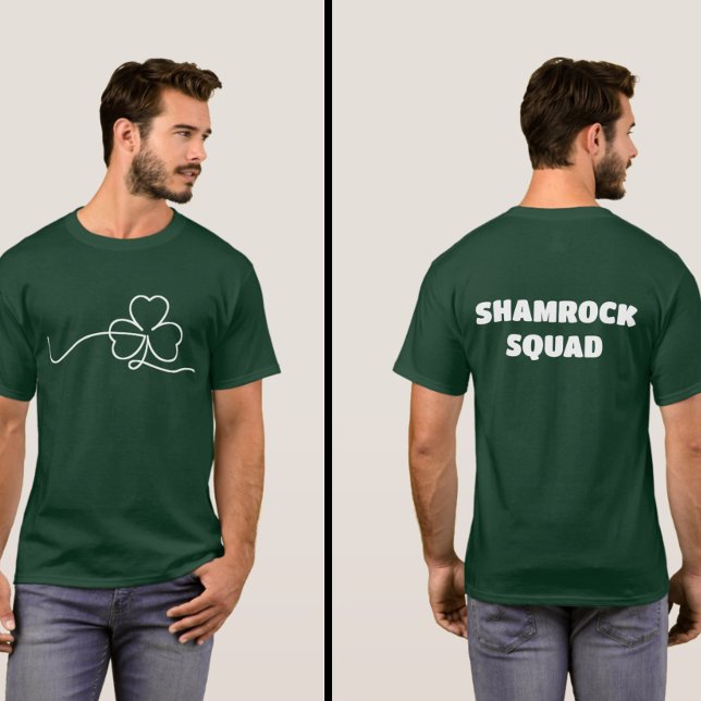 Shamrock Squad Clover St Patrick’s T-Shirt -> Klee (Von Creator hochgeladen)