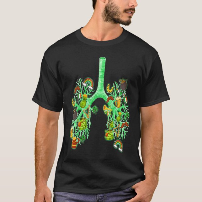 Shamrocks Respiratory Therapist RT St Patrick's Da T-Shirt (Vorderseite)
