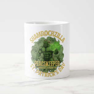 Shamrockzilla Peacekeeper: St. Patrick’s Day Kaiju Jumbo-Tasse