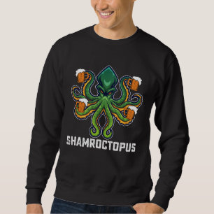 Shamroctopus Oktopus Liebhaber St. Patrick's Tag Sweatshirt