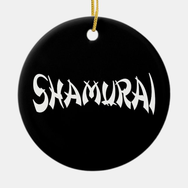SHAMURAI KERAMIK ORNAMENT (Vorne)
