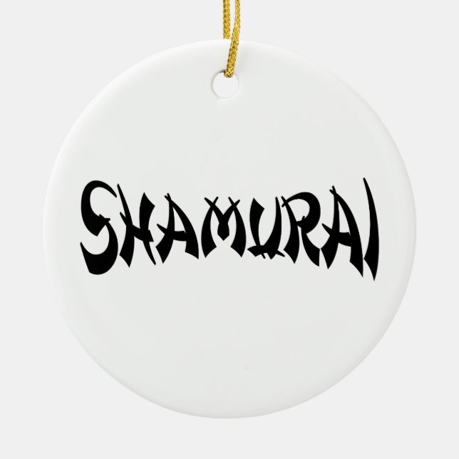 SHAMURAI KERAMIK ORNAMENT (Vorne)