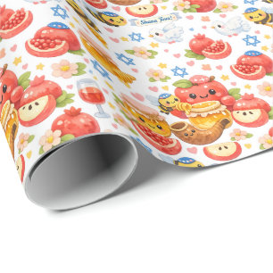 Shana Tova Feiertagsverpackung Geschenkpapier