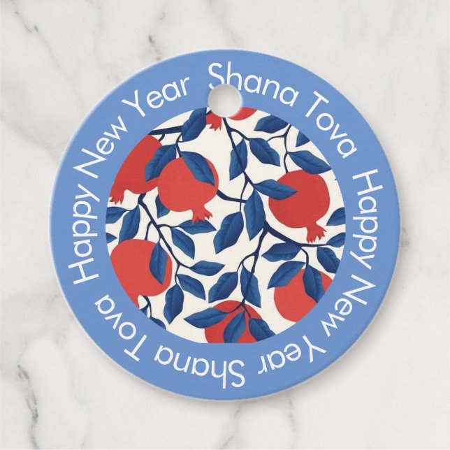 Shana Tova Geschenkanhänger (Vorderseite)