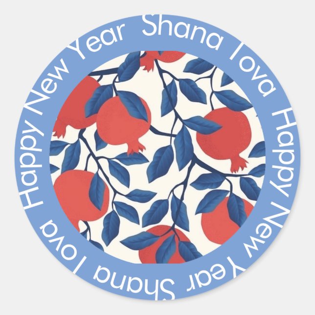 Shana Tova Sticker (Vorderseite)