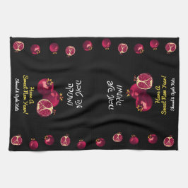 Shanah Tovah Pomegranate Geschirrtuch