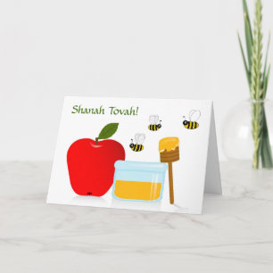 Shanah Tovah Rosch ha-Schana jüdisches Neujahr Feiertagskarte