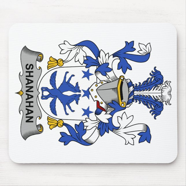 Shanahan Familienwappen Mousepad (Vorne)