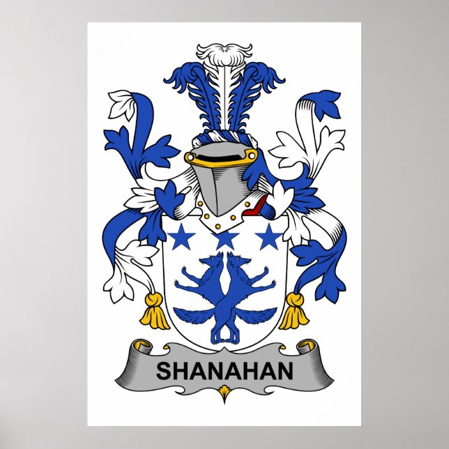 Shanahan Familienwappen Poster (Vorne)