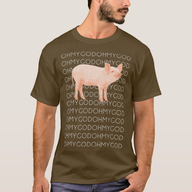 Shane Dawson O My God Pig T-Shirt (Vorderseite)