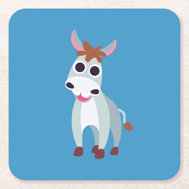 Shane der Esel Rechteckiger Pappuntersetzer (Vorderseite)