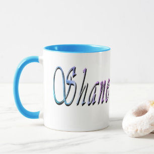 Shane Name Logo, Tasse