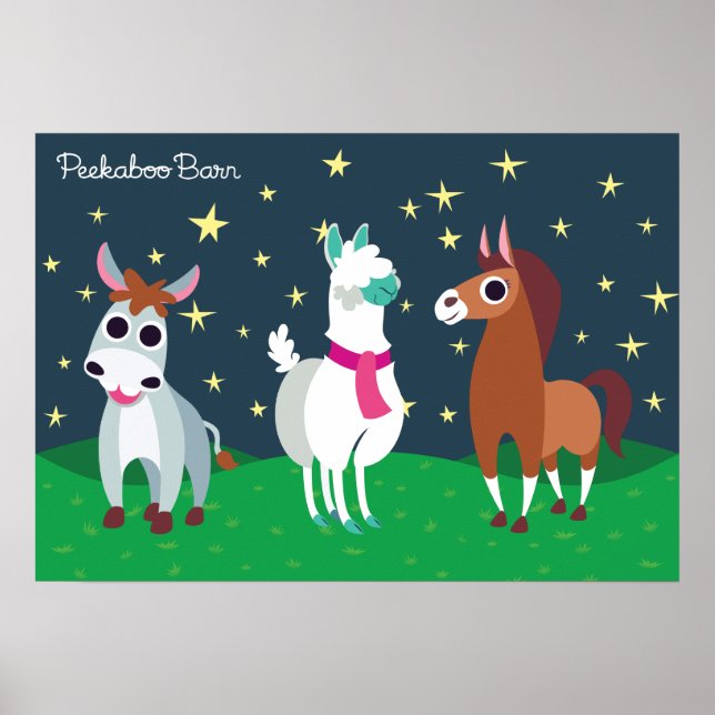 Shane, Tommy und Zora in der Nacht Poster (Vorne)