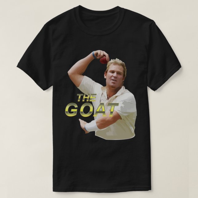 Shane Warne Die Ziege T-Shirt (Design vorne)