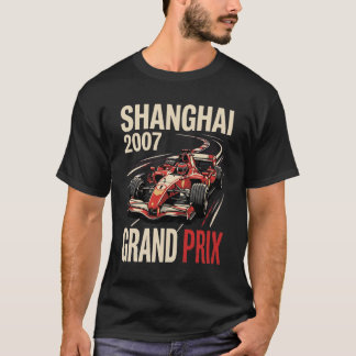 Shanghai 2007 Vintage Grand Prix Rennposter T-Shirt