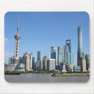 Shanghai aus Bund Mousepad