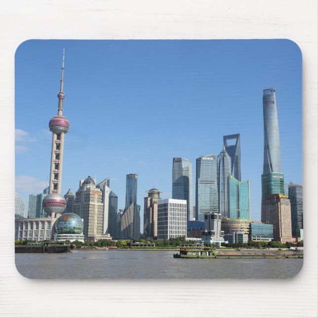Shanghai aus Bund Mousepad (Vorne)