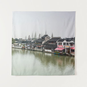 Shanghai, China, 30.03.2017, Historischer Bui aus  Wandteppich