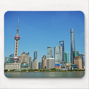 Shanghai, China - Aussicht vom Bund - Mousepad