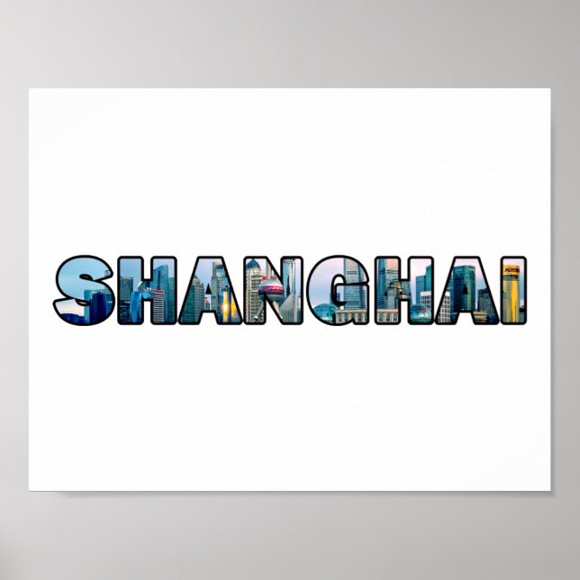 Shanghai-China Poster (Vorne)