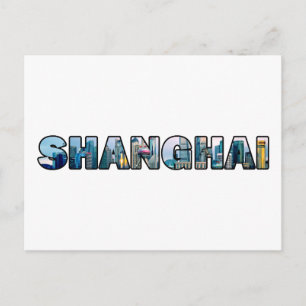 Shanghai-China Postkarte