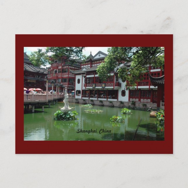 Shanghai, China Postkarte (Vorderseite)