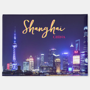 Shanghai China Reise Souvenir Magnet