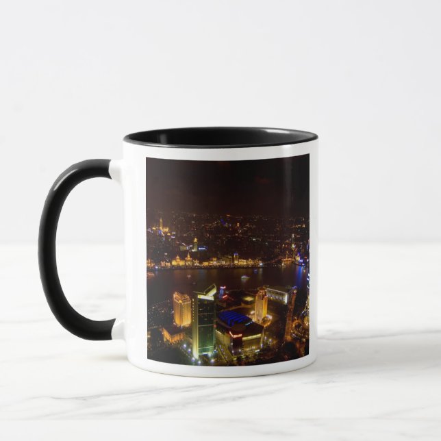 Shanghai China wunderbare Skyline mit modernen Tasse (Links)