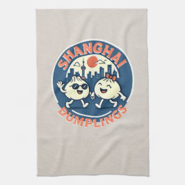 Shanghai Dumplings Niedlich Fun Design Geschirrtuch
