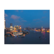 Shanghai durch Nachtpostcard