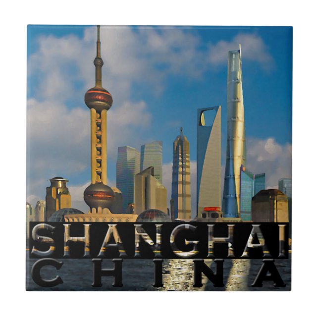 Shanghai Fliese (Vorderseite)
