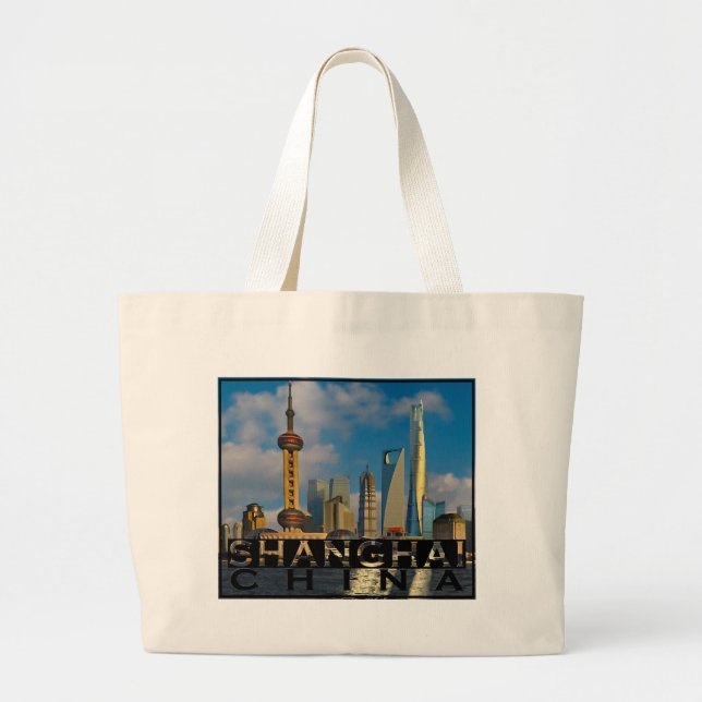 Shanghai Jumbo Stoffbeutel (Vorne)
