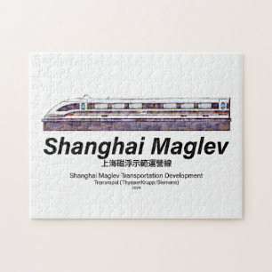 Shanghai Maglev Hochgeschwindigkeitszug SMT Transr Puzzle