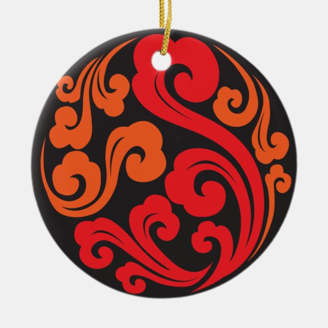 Shanghai Moon Chinese Bistro & Bar 05 Keramik Ornament (Vorne)